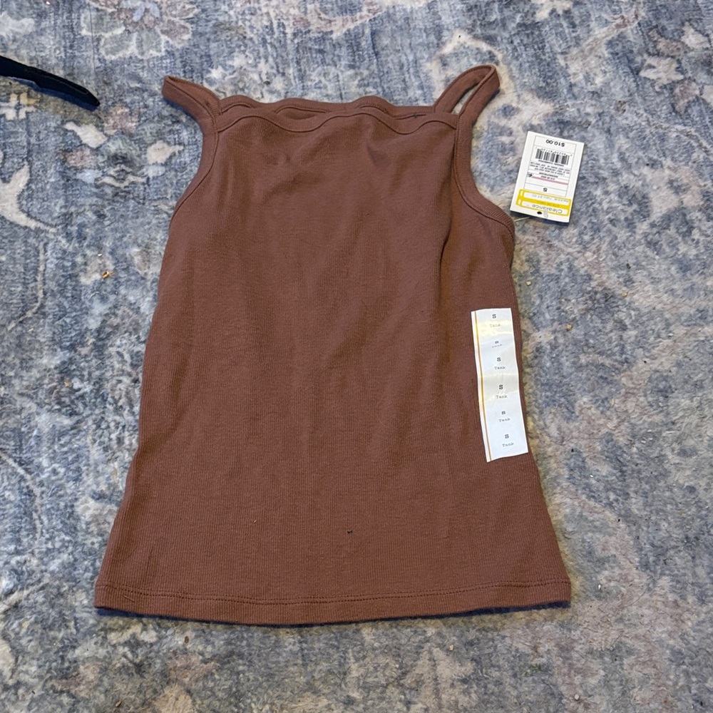 a new day Women's Brown Tank Top